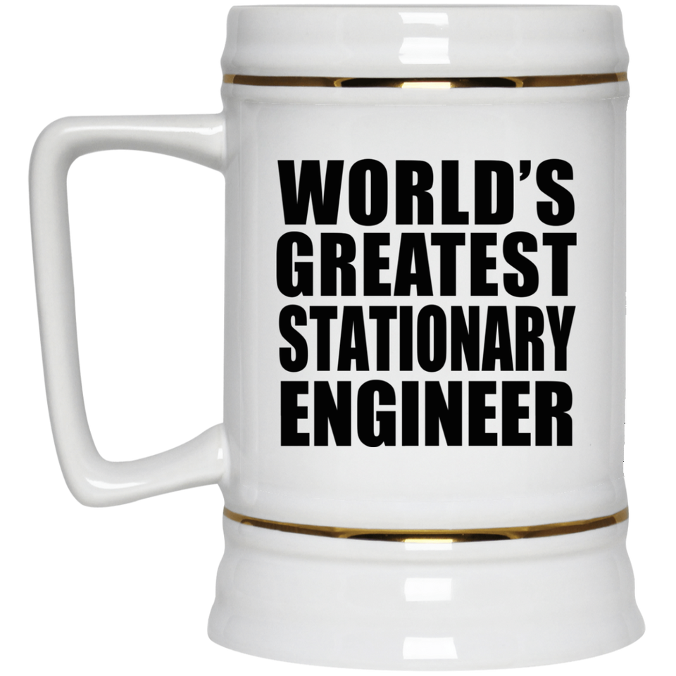 World's Greatest Stationary Engineer - Beer Stein