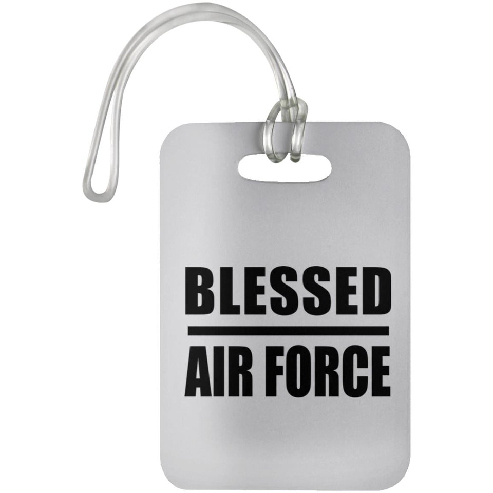 Blessed Air Force - Luggage Bag Tag
