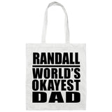 Randall World's Okayest Dad - Tote Bag White