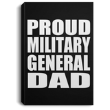 Proud Military General Dad - Canvas Portrait