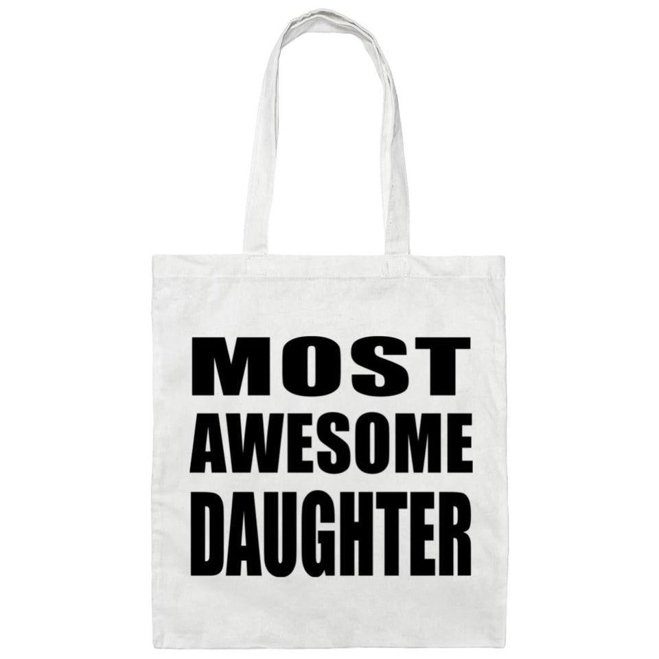 Most Awesome Daughter - Tote Bag White