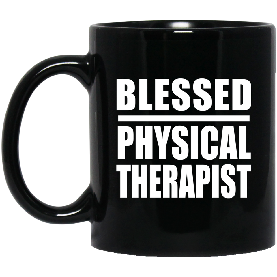 Blessed Physical Therapist - 11oz Coffee Mug Black