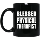 Blessed Physical Therapist - 11oz Coffee Mug Black