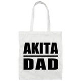 Akita Dad - Tote Bag White