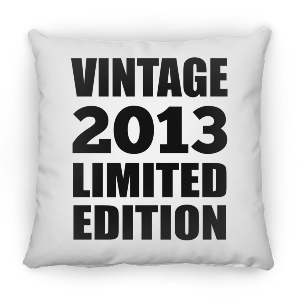 11th Birthday Vintage 2013 Limited Edition - Throw Pillow