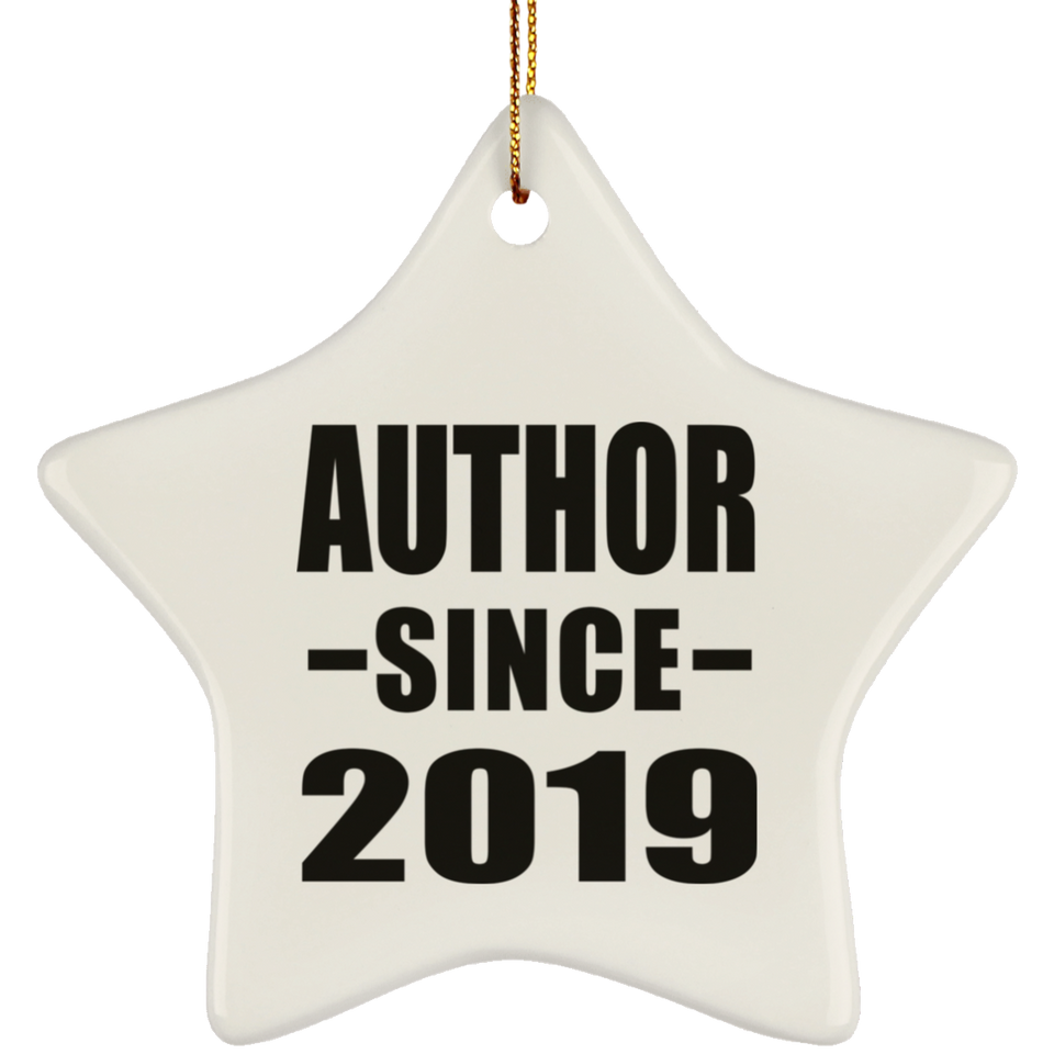 Author Since 2019 - Star Ornament