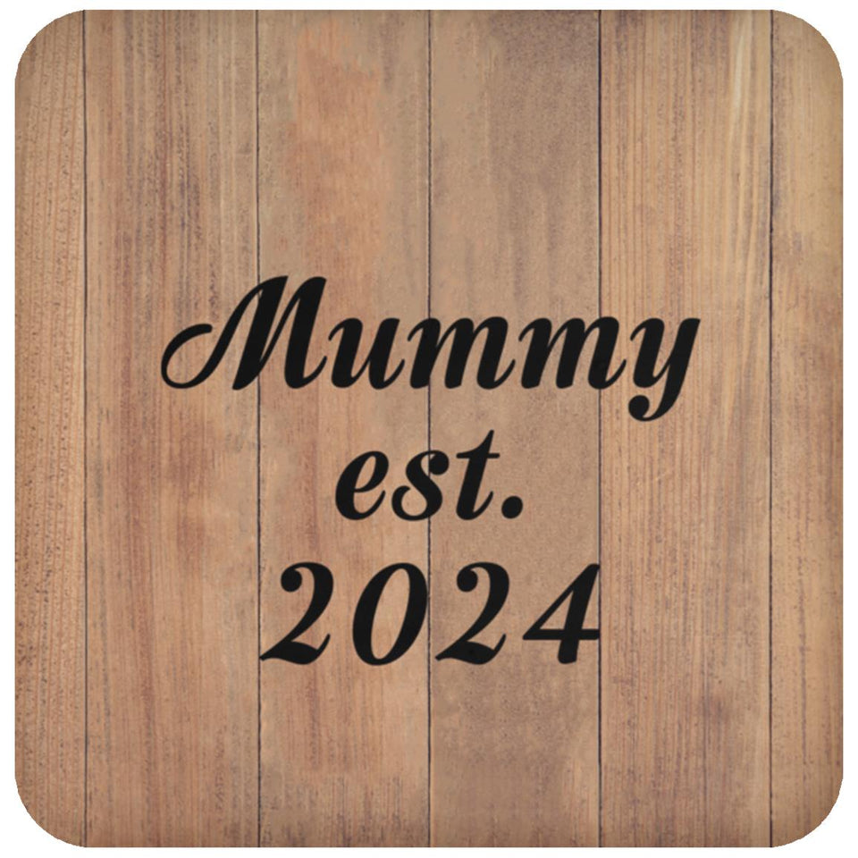 Mummy Established EST. 2024 - Drink Coaster C