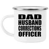 Dad Husband Corrections Officer - 12oz Camping Mug