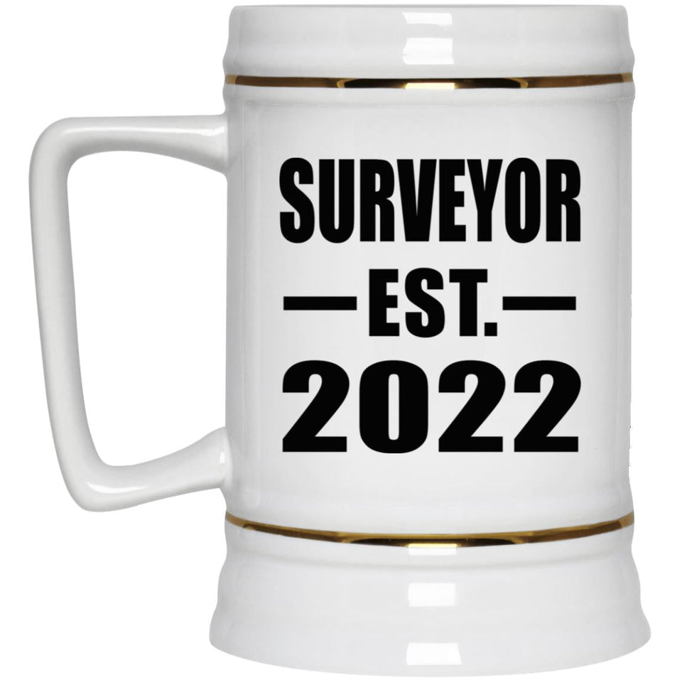 Surveyor Established EST. 2022 - Beer Stein