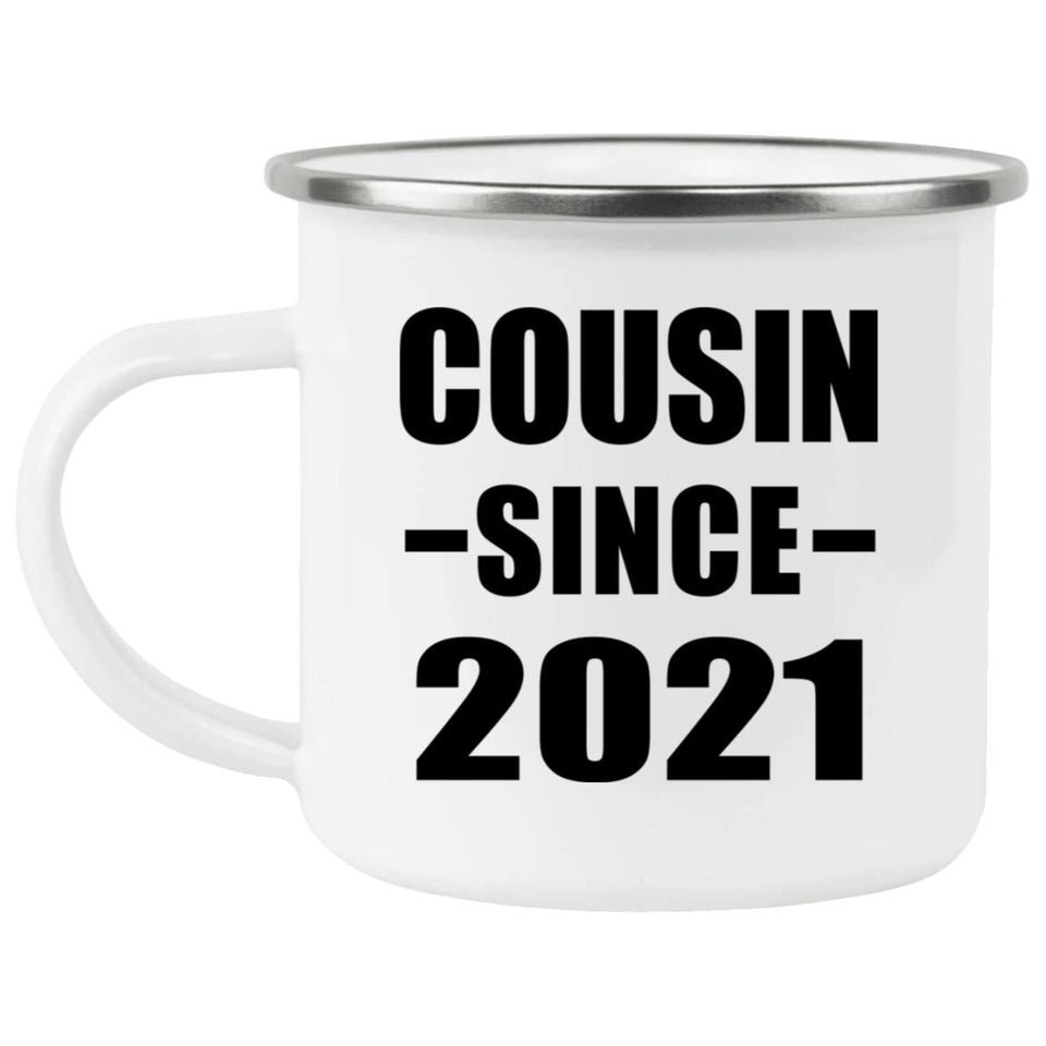 Cousin Since 2021 - 12oz Camping Mug