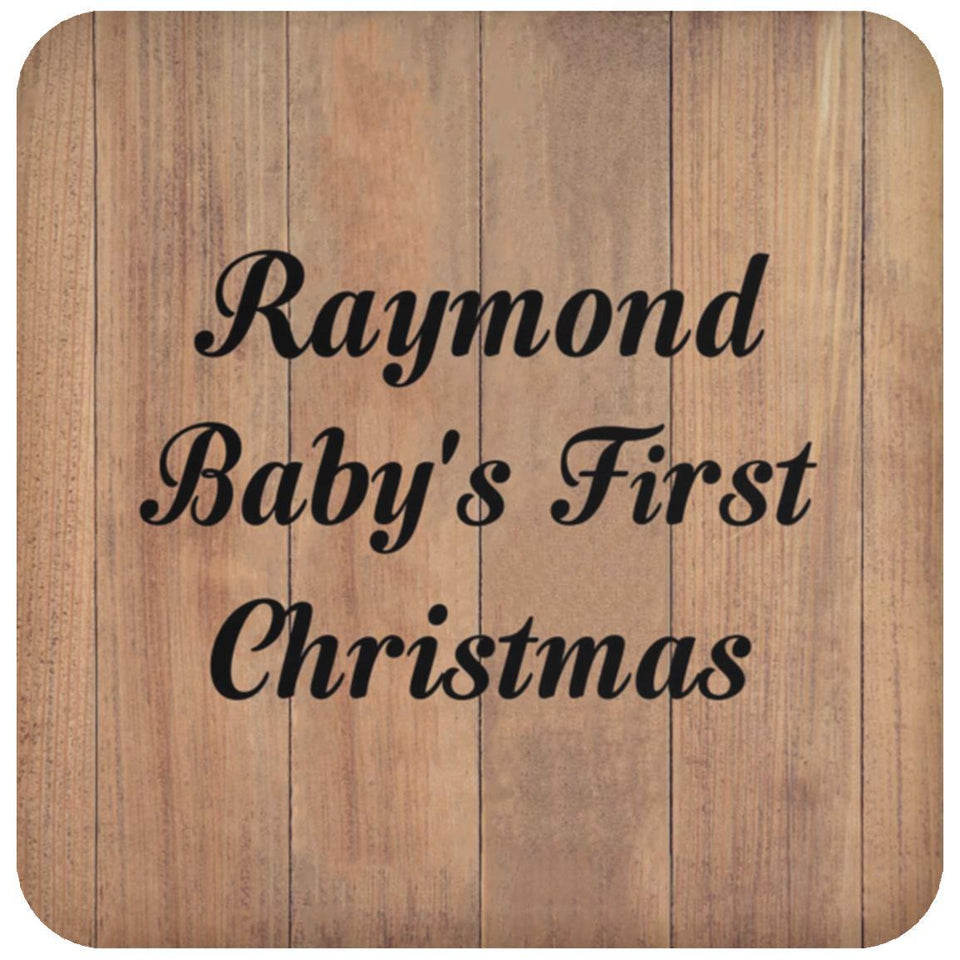 Raymond Baby's First Christmas - Drink Coaster C