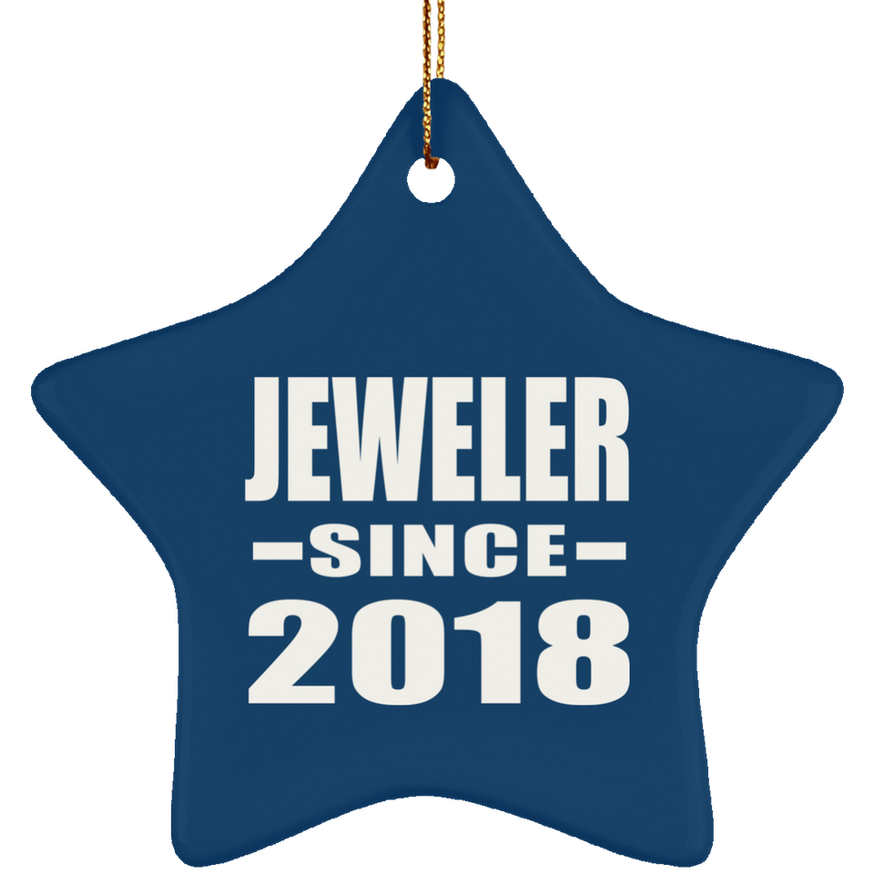 Jeweler Since 2018 - Star Ornament