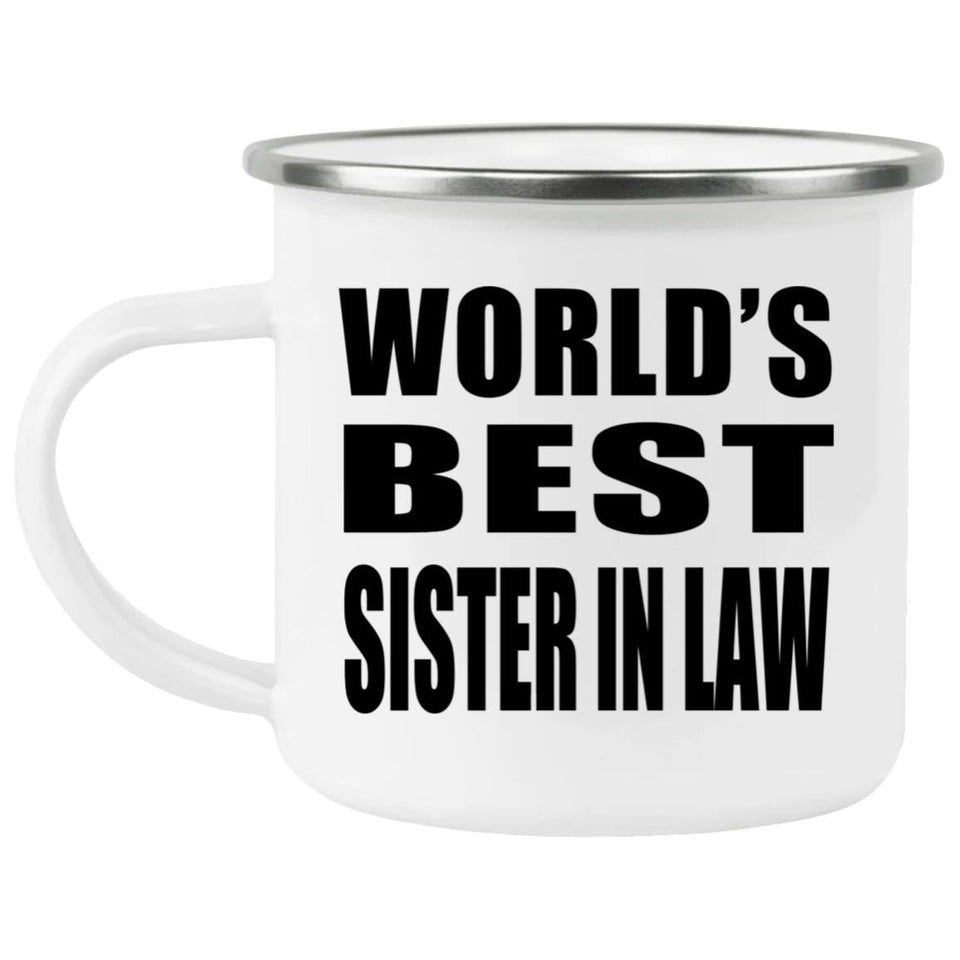 World's Best Sister In Law - 12oz Camping Mug