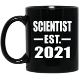 Scientist Established EST. 2021 - 11oz Coffee Mug Black