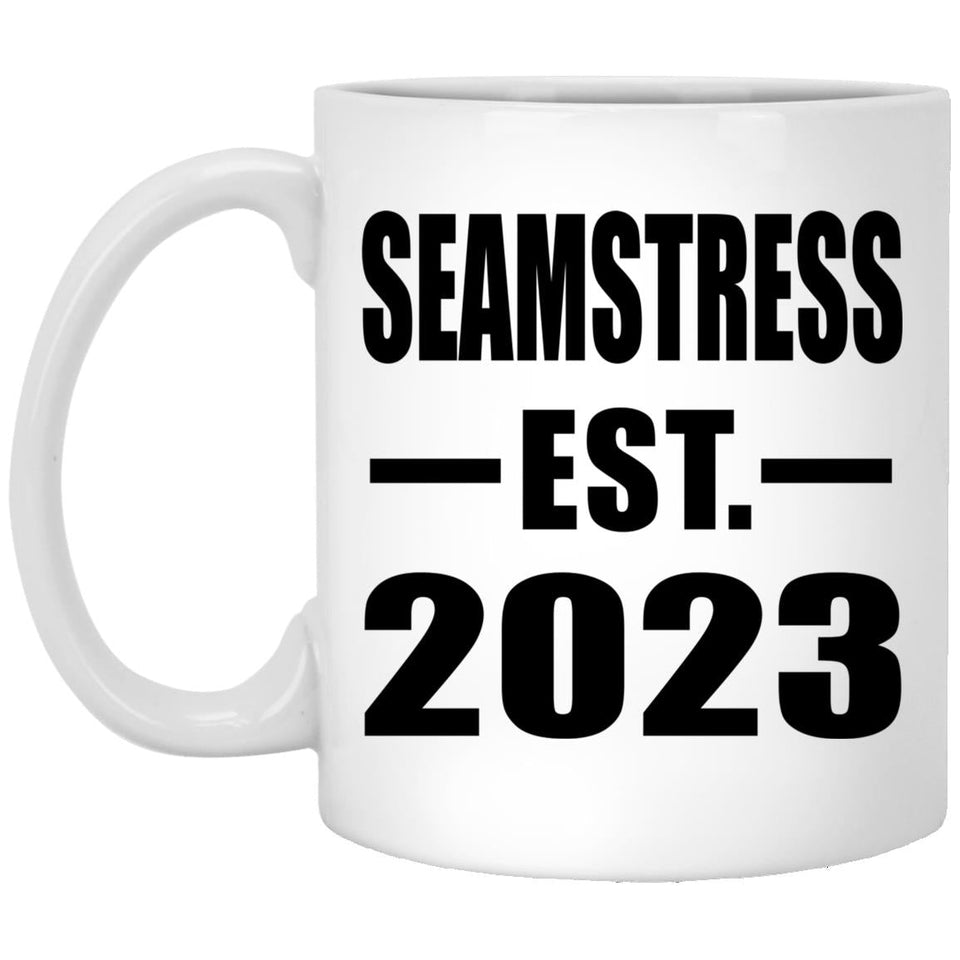 Seamstress Established EST. 2023 - 11oz Coffee Mug