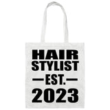 Hair Stylist Established EST. 2023 - Tote Bag White