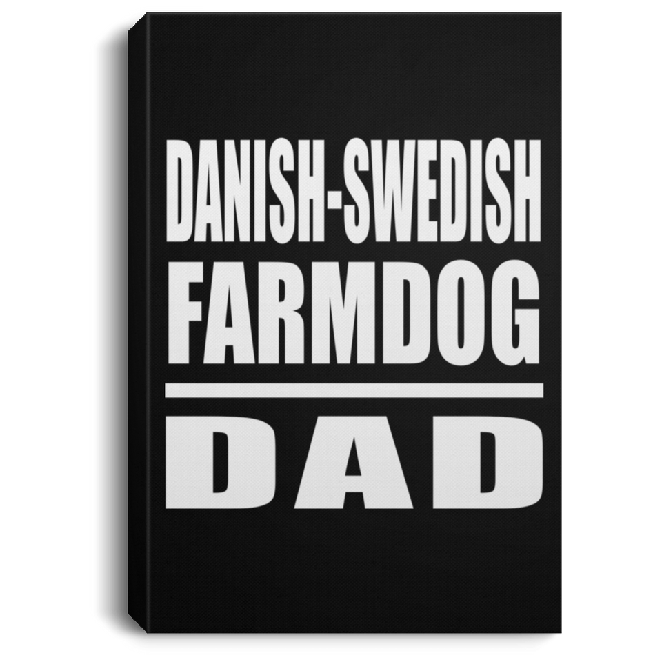 Danish-Swedish Farmdog Dad - Canvas Portrait