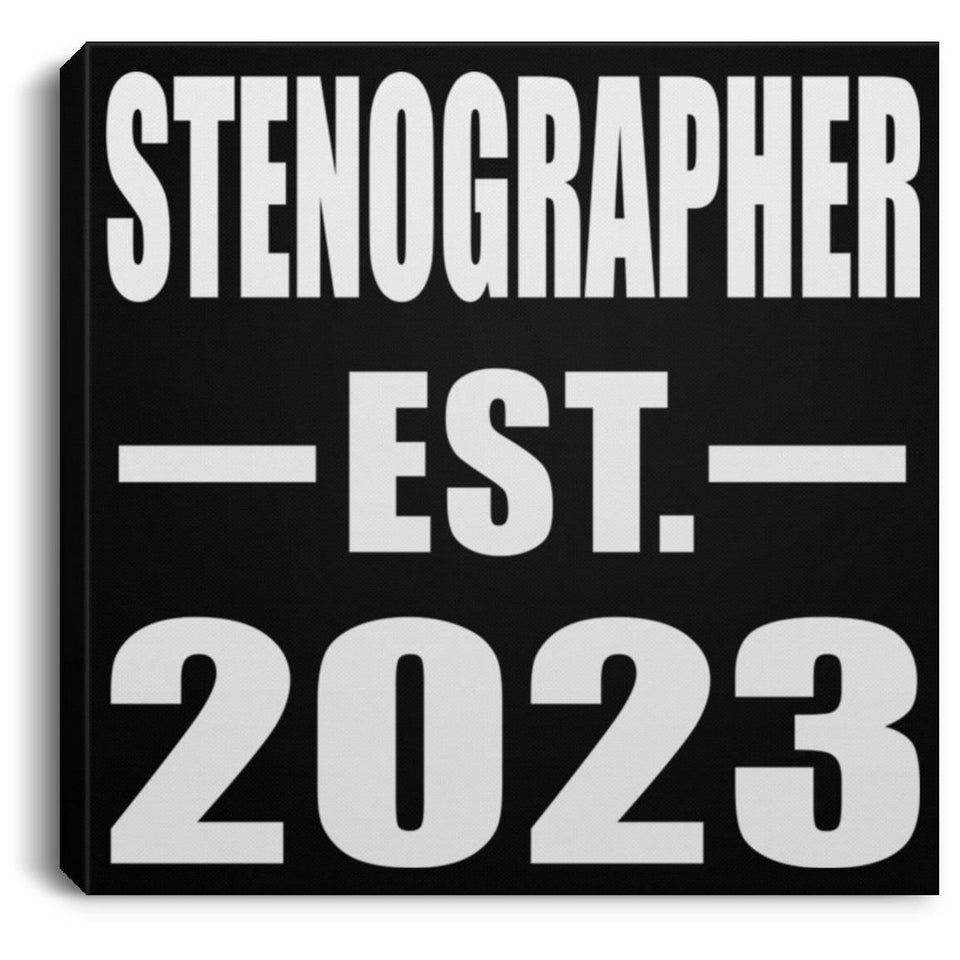 Stenographer Established EST. 2023 - Canvas Square