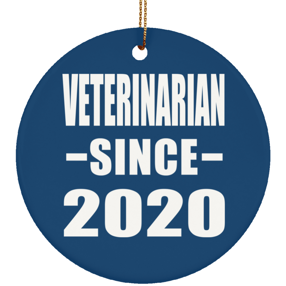 Veterinarian Since 2020 - Circle Ornament