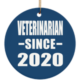 Veterinarian Since 2020 - Circle Ornament