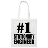 Number One #1 Stationary Engineer - Tote Bag White