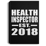 Health Inspector Established EST. 2018 - Canvas Portrait