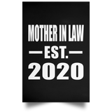 Mother In Law Established EST. 2020 - Poster Portrait