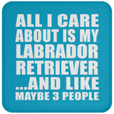 All I Care About Is My Labrador Retriever - Drink Coaster