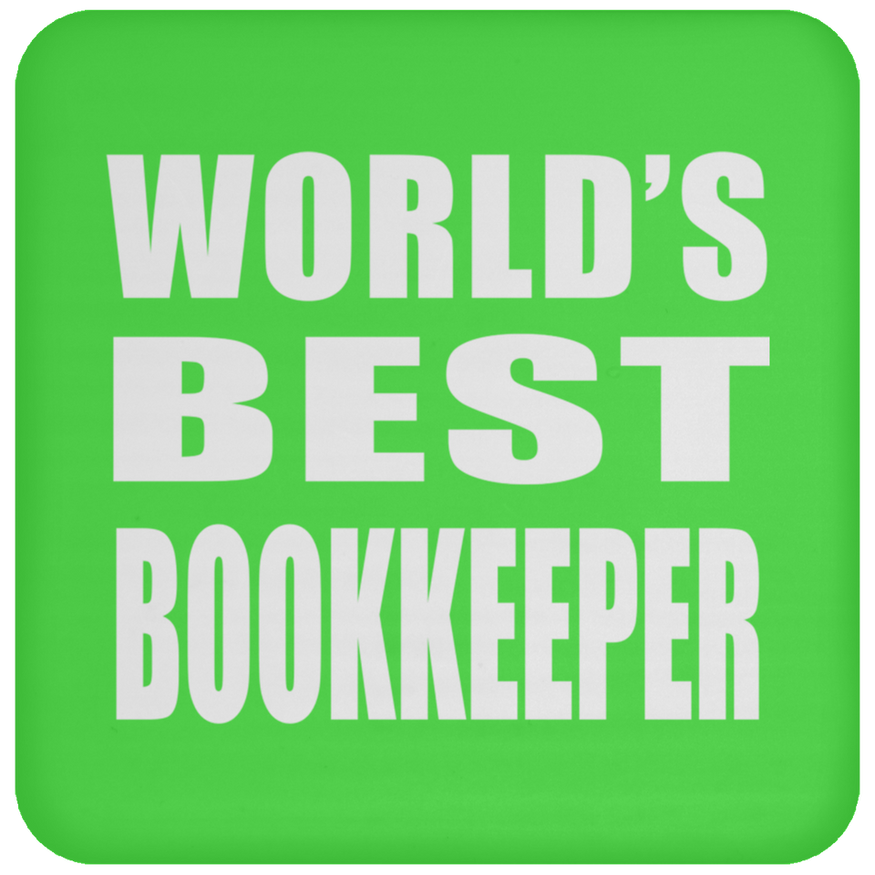 World's Best Bookkeeper - Drink Coaster