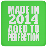 9th Birthday Made In 2014 Aged to Perfection - Drink Coaster
