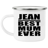 Jean Best Mum Ever - 12oz Camping Mug