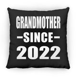Grandmother Since 2022 - Throw Pillow Black