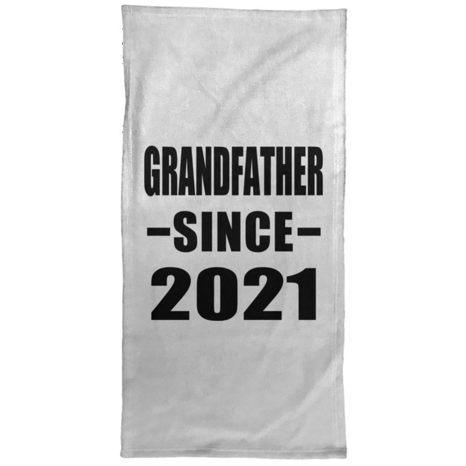 Grandfather Since 2021 - Hand Towel