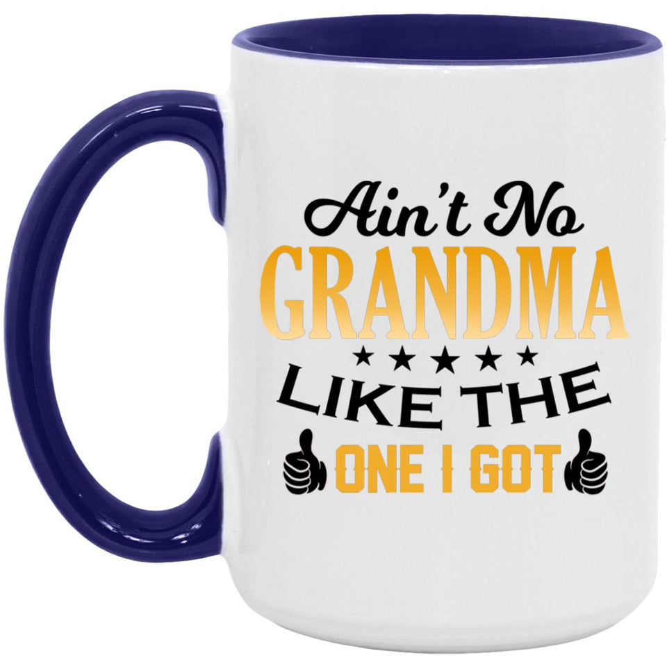 Ain't No Grandma Like The One I Got - 15oz Accent Mug Purple