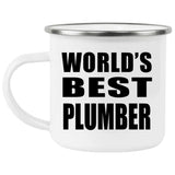 World's Best Plumber - 12oz Camping Mug