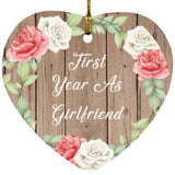 First Year As Girlfriend - Heart Ornament B