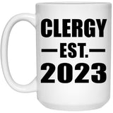 Clergy Established EST. 2023 - 15oz Coffee Mug