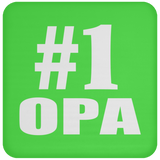 Number One #1 Opa - Drink Coaster