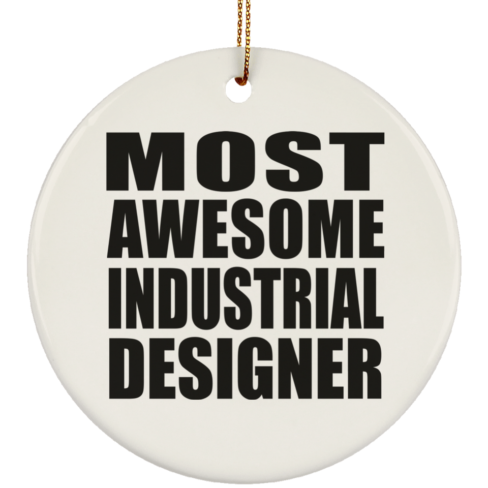 Most Awesome Industrial Designer - Circle Ornament