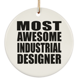 Most Awesome Industrial Designer - Circle Ornament