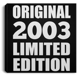 21st Birthday Original 2003 Limited Edition - Canvas Square