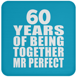 60th Anniversary 60 Years Of Being Mr Perfect - Drink Coaster