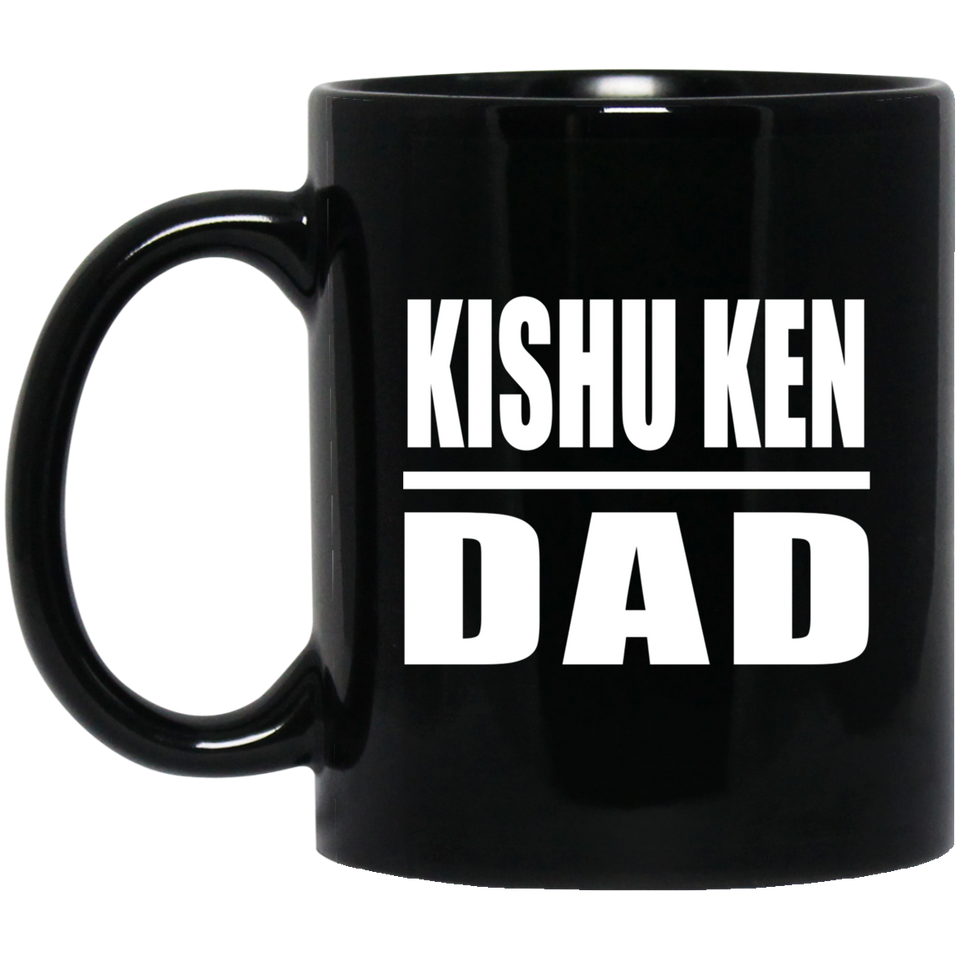 Kishu Ken Dad - 11oz Coffee Mug Black