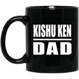 Kishu Ken Dad - 11oz Coffee Mug Black
