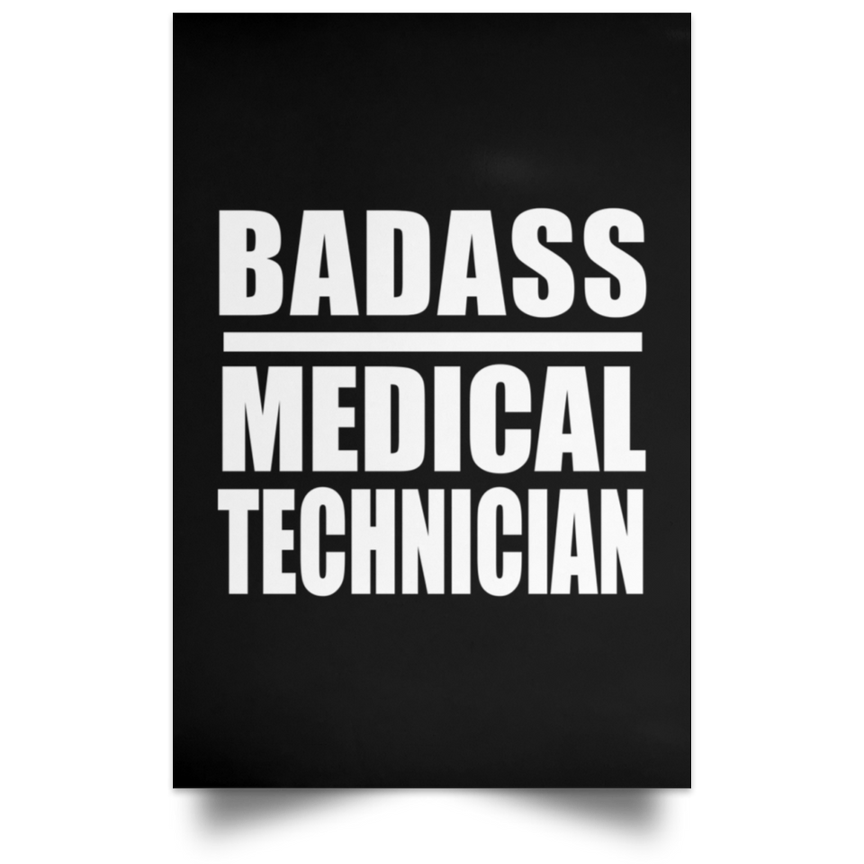 Badass Medical Technician - Poster Portrait