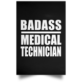 Badass Medical Technician - Poster Portrait