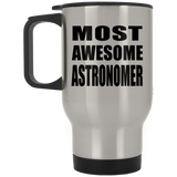 Most Awesome Astronomer - Silver Travel Mug