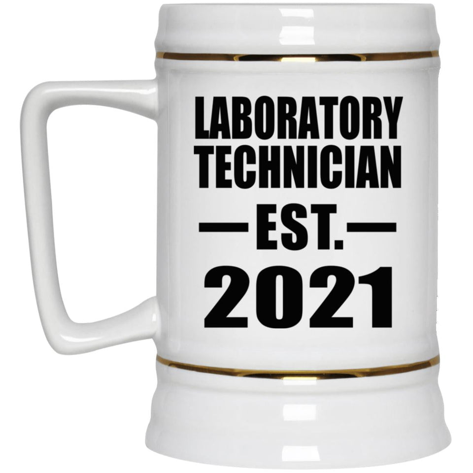 Laboratory Technician Established EST. 2021 - Beer Stein