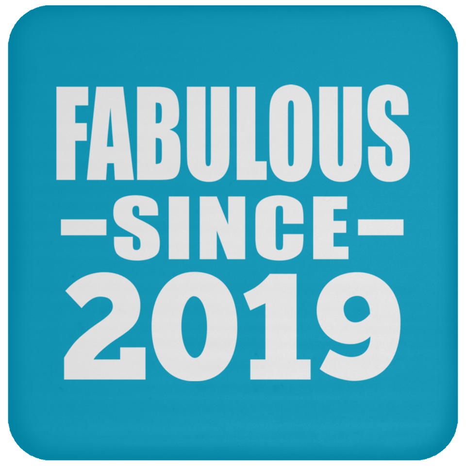 5th Birthday Fabulous Since 2019 - Drink Coaster