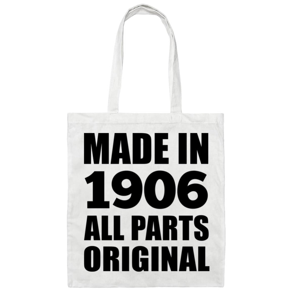118th Birthday Made in 1906 All Parts Original - Tote Bag White